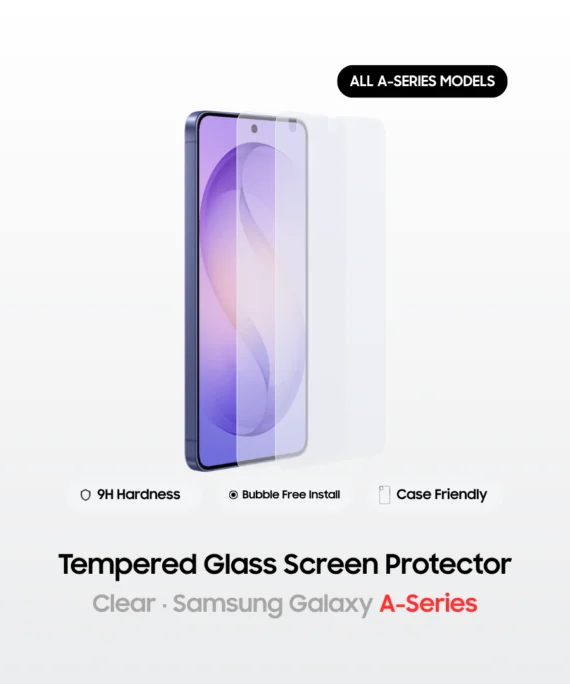 Tempered Glass CLEAR - A Series (Screen Protector)