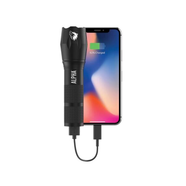 Tzumi Alpha Pocket Flashlight and Charger - 2600mAh
