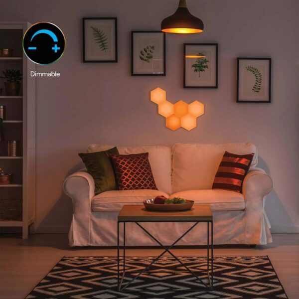 AuraLED HexGlow LED Lights, 6 Pc - Image 4