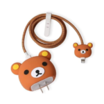 Silicone Protective Case for Apple Power Adapter Charger - Brown Bear