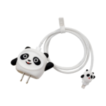Silicone Protective Case for Apple Power Adapter Charger - Panda