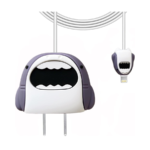Silicone Protective Case for Apple Power Adapter Charger - Shark