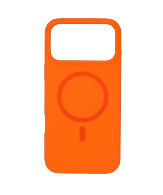 Apple Silicone Case with MagSafe - Orange