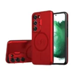 Magnetic Case with Camera Protector - Red