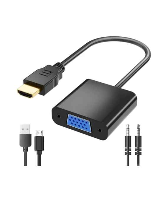 HDMI to VGA with Audio & Power Supply