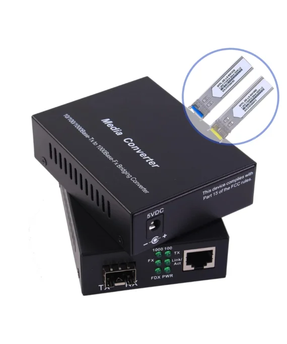 Gigabit Ethernet Fiber Media Converters