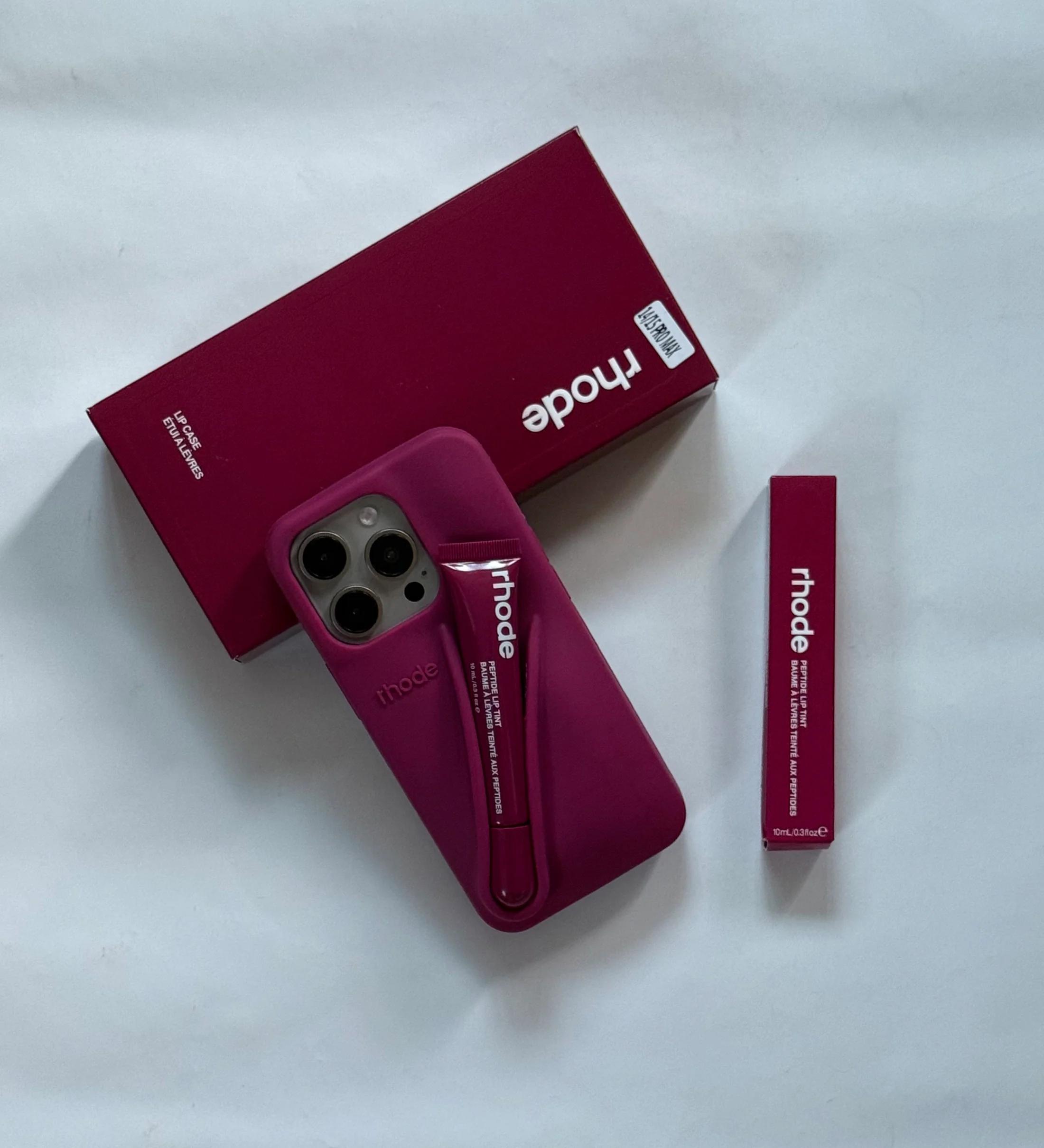 Rhode Lip Gloss Case for iPhone - Raspberry Jelly