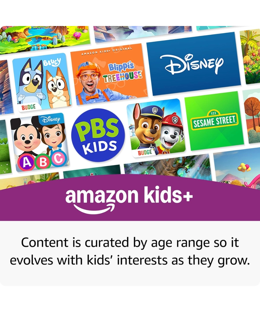 Amazon Fire 7 Kids Tablet - Purple - Image 2