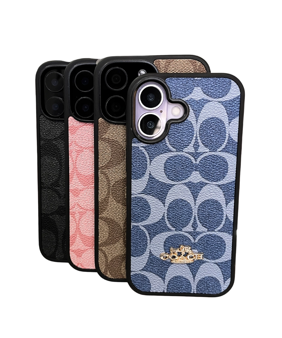 COACH Luxury Designer Classic Leather Case - Image 2