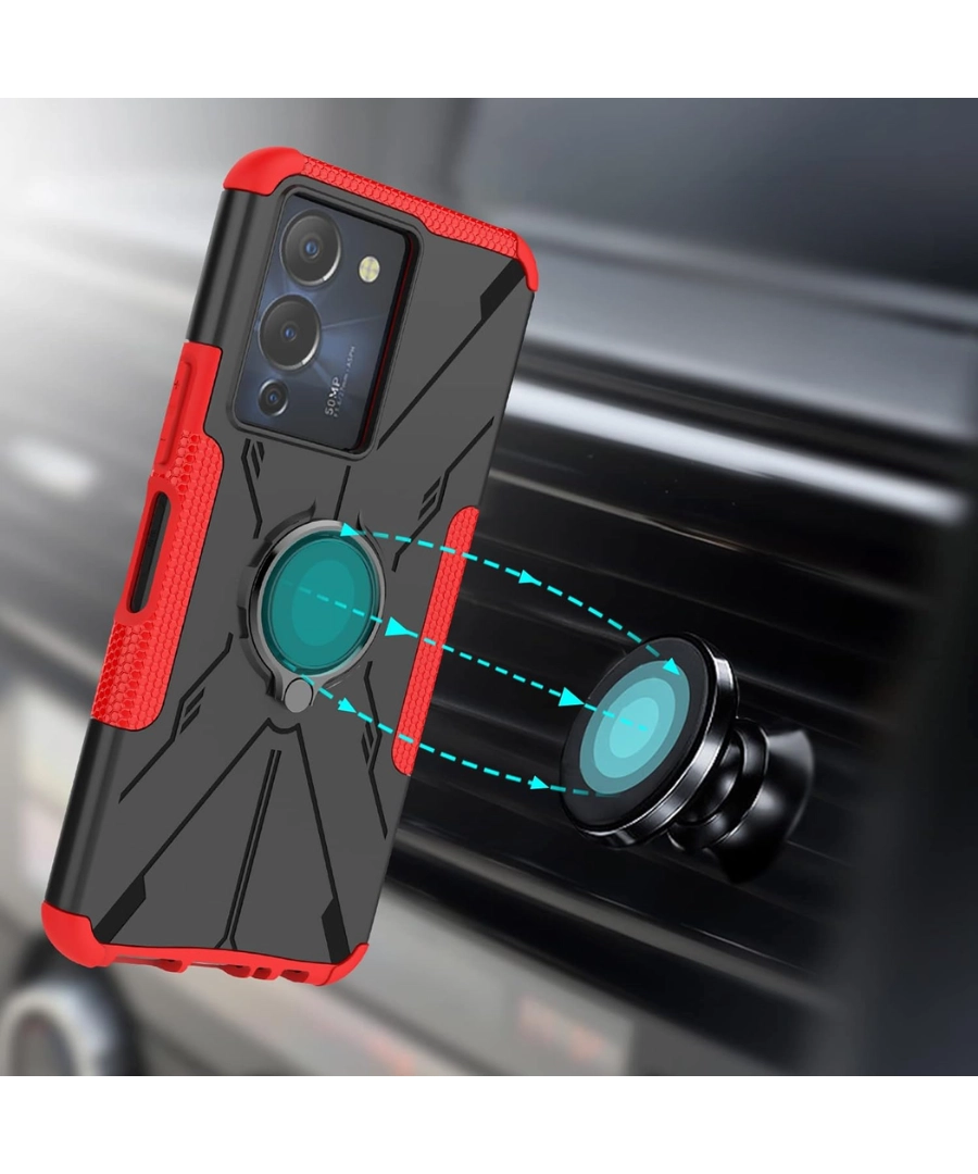 Dual Layer Protective Case Ring Holder Kickstand - Image 2