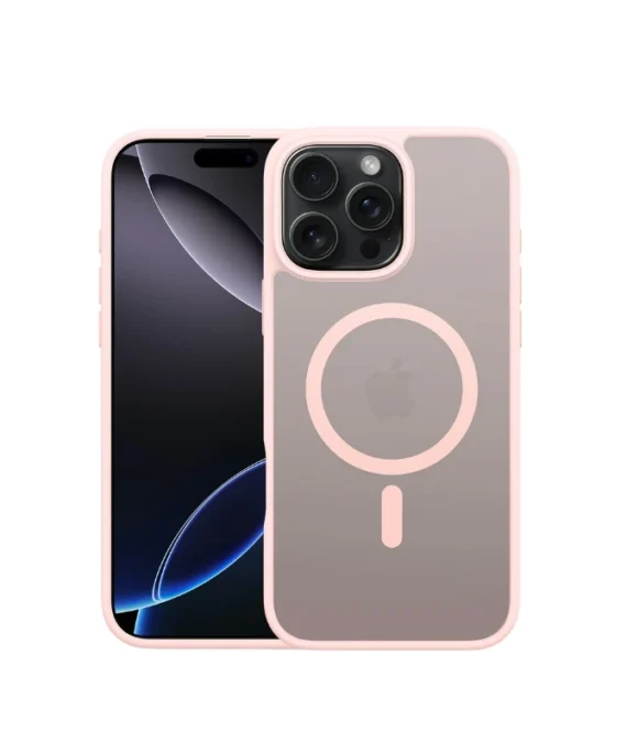 YIND Frosted Magnetic Case - Light Pink