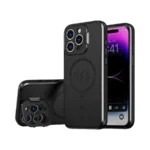 Magnetic Case with Camera Protector - Black