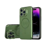 Magnetic Case with Camera Protector - Green