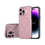 Magnetic Case with Camera Protector - Rose Pink