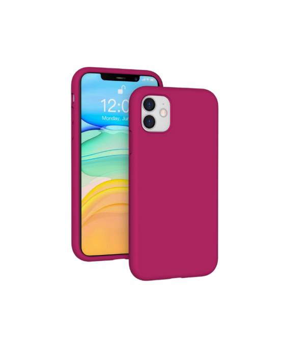 Apple Silicone Case - Purple / Fuchsia