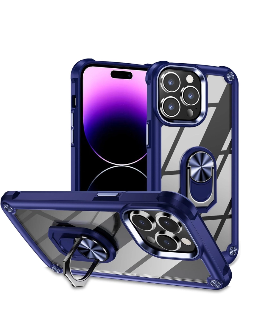 Transparent Back Phone Case with Ring Stand - Image 2