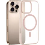 Ultra Thin Transparent Slim Case - MagSafe Compatible - Light Pink