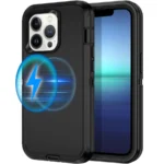 Defender Case with Wireless Charging - Drop Protection - Black
