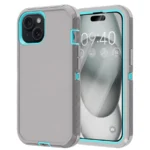 Defender Case with Wireless Charging - Drop Protection - Gray+Teal