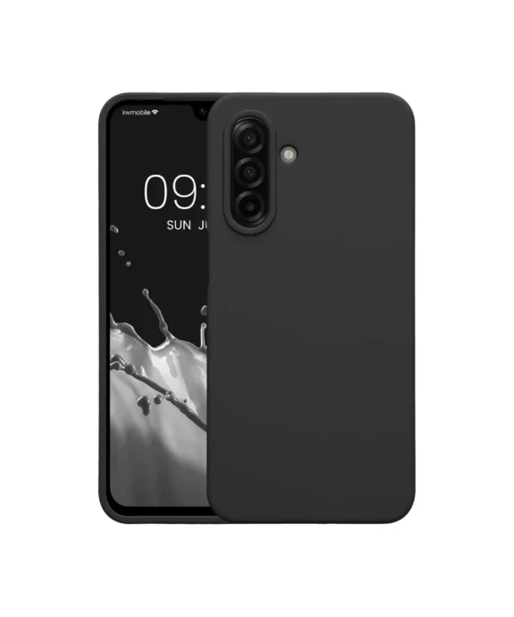 Silicone Phone Case with Soft Finish - Black Matte