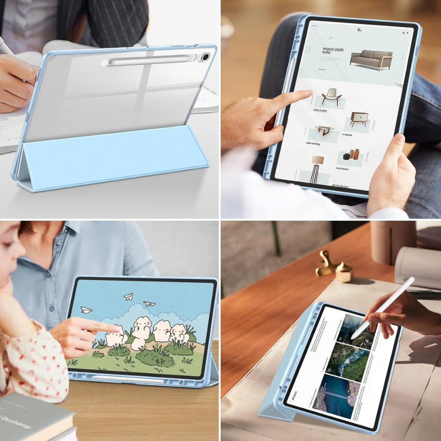 Hybrid Slim Case for Samsung Galaxy Tab with S Pen Holder - Image 6