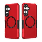 Magsafe Ultra-Thin Shockproof Military-Grade Protection, Magnetic Wireless Charging - Red