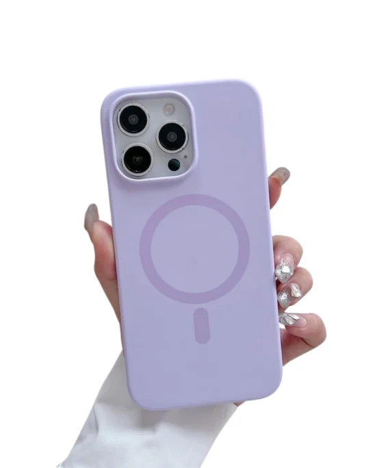 Apple Silicone Case with MagSafe - Purple
