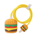 Silicone Protective Case for Apple Power Adapter Charger - Burger