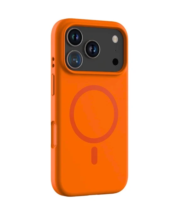Apple Silicone Case with MagSafe - Orange