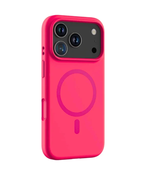 Apple Silicone Case with MagSafe - Hot Pink