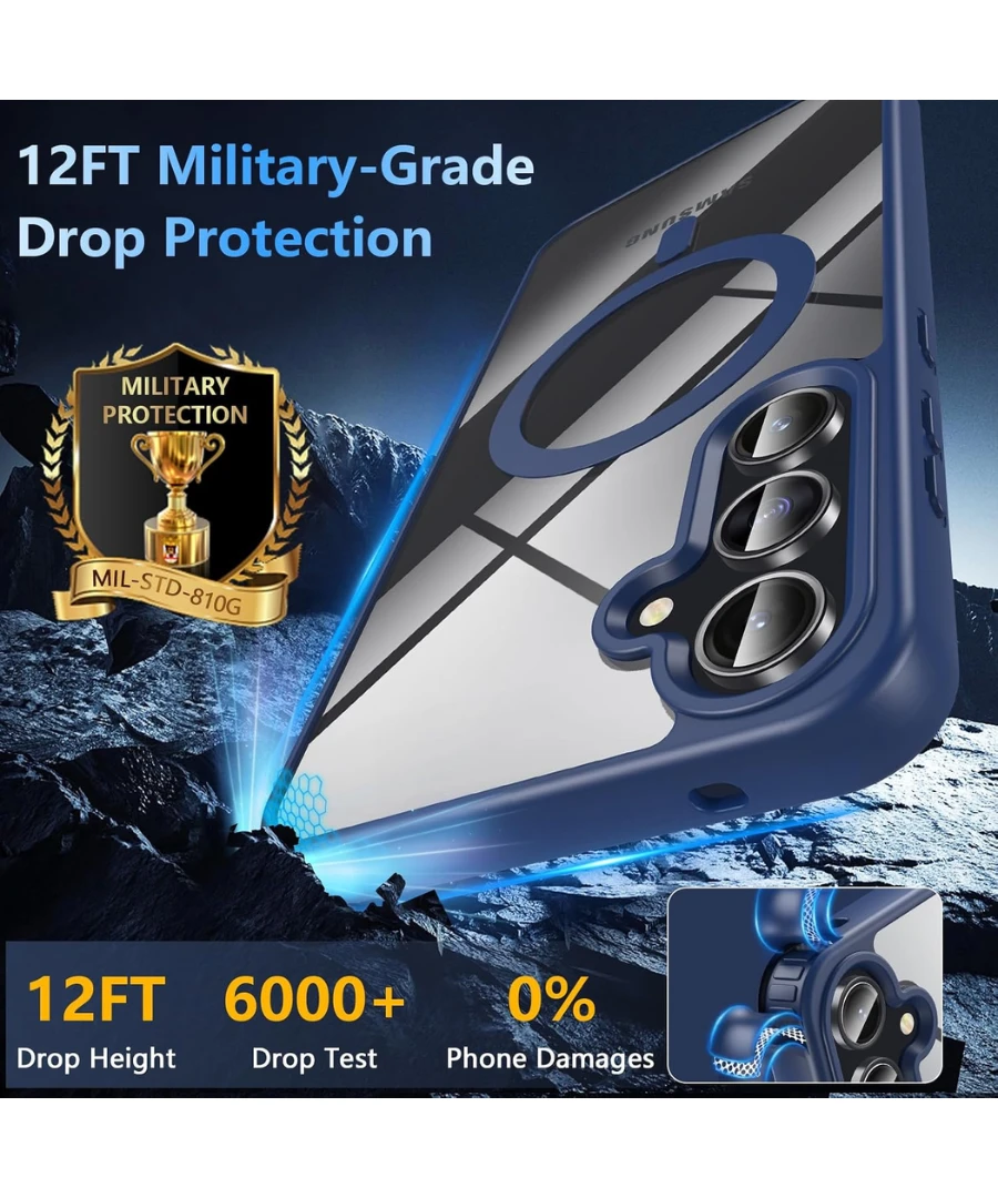 Magnetic Acrylic Protective Slim Clear Case - Image 2