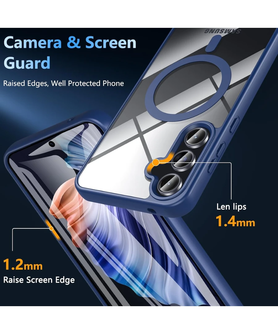 Magnetic Acrylic Protective Slim Clear Case - Image 3