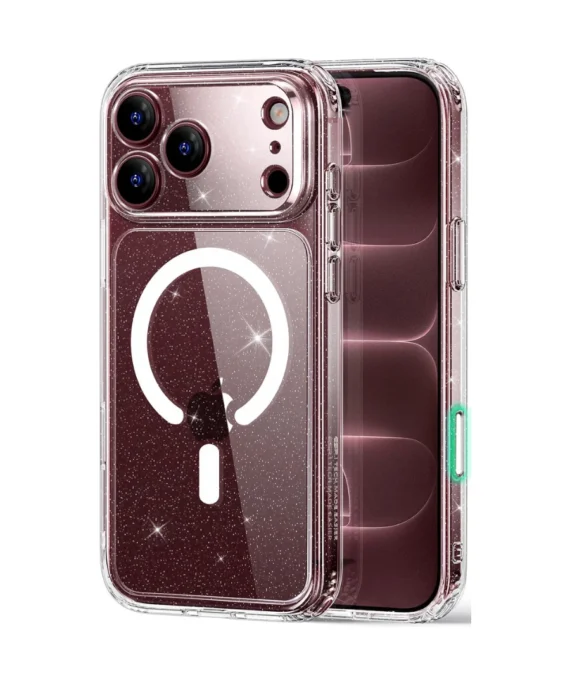 Hybrid iPhone Glitter Clear Phone Case